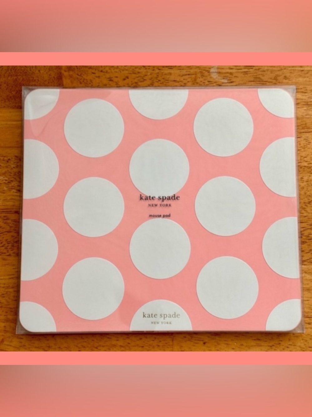 kate spade New York Jumbo Dot Mouse Pad Non Slip Back NEW!!